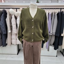 온앤온 자수 브이넥 숏가디건njk2wd902r