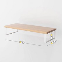 메탈모니터받침대 usb 선반 모니터 받침대 PC 거치대 데스크톱 USB 확장 추가 고가 이중 테이블 수납 베이스 다기능 맥 일체형 무선 고속 충전 적용, 23 特价欧洲원목色+화이트【1개 한정 구매】