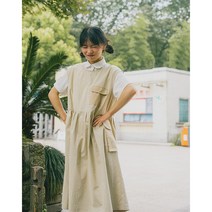 커플옷 카키 카고 캐주얼 스타일 원피스 남자 셔츠 FC2119