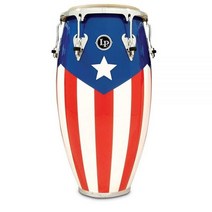 Latin Percussion Lp Matador 푸에르토 리코 국기 콩가 11-3/4 인치