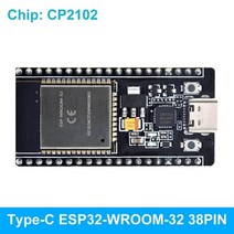 와이파이 및 블루투스 듀얼 코어 ESP32-DevKitC-32 ESP-WROOM-32 확장보드 ESP32 개발보드 TYPE-C 마이크로 USB CP2102 38 핀, 18 Type-C ESP-32