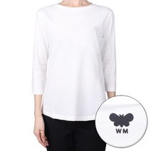 [막스마라] [명품] 위켄드 23FW 여성 물티아 티셔츠 화이트 MULTIA 001 MUL