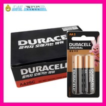 듀라셀 AA 알카라인 건전지 LR6 (1.5V), 2개입 20개