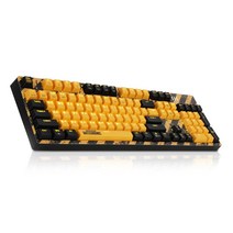 앱코 PUBG 배틀그라운드 게이밍 기계식 유선키보드 하자드에디션, 블랙, K660S, 일반형