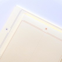 (모눈 줄글 선택)omr 재질 떡메모지 a4 b5 노트패드 양면 대떡메 공시생 가로 대형, A4(연보라)(모눈)