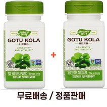 (1+1) 네이쳐스웨이 고투콜라 GOTU KOLA 병풀추출물 950mg 100정 x 2팩