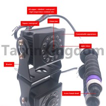 게이밍 모니터 와이드 커브드 커브 배그 롤 공장 1.8mm 렌즈 광각 모니터링 프로브 12/24V 전압 1 인치 작, 02 CMOS 420TVL NTSC