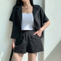 핏앤제이 ㅡ 아유코 반팔 린넨 자켓
