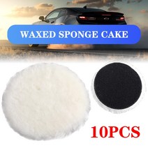 폴리 셔 기계에 대 한 5pcs 10pcs 자동차 폴리 셔 양모 연마 패드 자동차에 대 한 왁 싱 연마 버핑 소형 광택기, 5 개