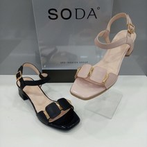 소다 소다아울렛 여성 샌들 4cm FLD006 연핑크
