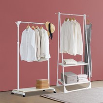 이지온 국민튼튼 EOR-900 모던 디자인 스탠드 옷걸이 이동식 행거 시리즈, 옵션9) EOR2-800, 선반없음