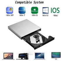 블루레이odd 블루레이플레이어 외장ODD USB 2.0 슬림 외장 DVD ROM RW C, 한개옵션0