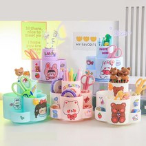 회전 연필꽂이_5구 / 7구, 7구_블루