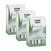 [3개 박스]KLAPP 스킨내추럴파워앰플3x2ml+알로에베라 크림1x3ml