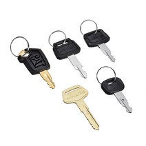 농기계 부품 5pcs 굴삭기 키 세트 무거운 건설 장비 부품 Caterpillar Hitachi Kobelco Komatsu Kubota, 한개옵션0