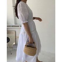 모엣 팜팜 화이트 원피스