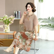 아줌마원피스 상견례엄마옷차림 50대 60대 70대여성옷 원피스