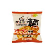 Sokensha Hot water noodles Collagen Miso Ramen 뜨거운 물에 먹는 콜라겐 미소 라면 75g 6개