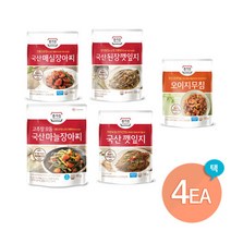 [종가집] 장아찌(깻잎지/오이지/매실) 5종 4개 골라담기, 선택:된장깻잎지 150g x 4개