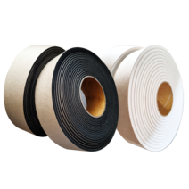 EVA 단면 스폰지 스펀지테이프 틈새 방음 쿠션테이프 블랙 화이트, 블랙 폭10mm, 두께1mm X 길이7.5m