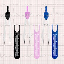 측량 EKG 캘측량 스 ECG 심전도 분배기 간호 무작위 컬러와 호환 가능, 한개옵션0