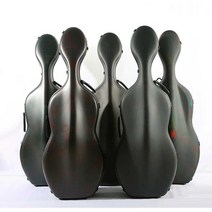 휴대용 경량 첼로 하드 케이스 가방 수납 액세서리, 앤틱 녹색 광택 2.8kg