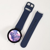 바나나랜드 갤럭시워치5/프로4/클래식 호환 날개형 클래식 실리콘 밴드