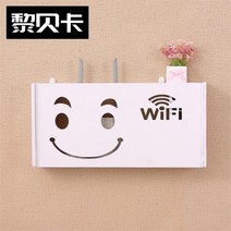 모니터스탠드 wifi무선 라우터 수납케이스 펀칭불필요 벽결이형 캐비닛 TV셋톱박스 정리대, 초대형 중국 조각개, 초대형 중국 조각