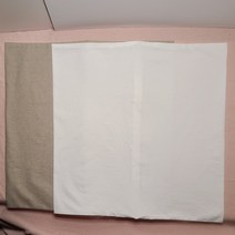[천아트 반제품] 무지 방석 커버, 화이트