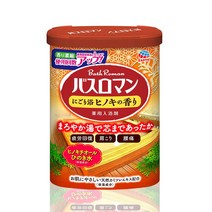 바스로망 히노끼 입욕파우더, 600g, 1개
