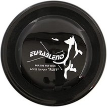 강아지원반 wham-o eurablend 패스트백 프리스비 고내구성 k9 도그 플라잉 디스크, 검은색