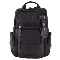 투미 백팩 남성 New Tumi 69386 Kenwood Triple Pocket Rucksack Black Coated Canvas Backpack $545