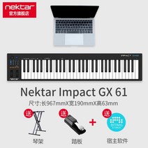 넥타 마스터키보드 미디컨트롤러 GX61 미디건반 풀세트, C