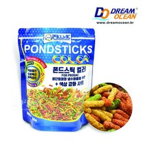 프로닥 폰드스틱 컬러 300g 중형 대형 스틱형 사료, 상세페이지 참조
