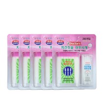 약국 치간칫솔 이쑤시개 국산 대용량 280개입, 5개