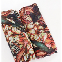 릴리패브릭 DTP/쉬폰요루]트로피칼 플라워_2종_7518 원단 천, 2. 호피무늬