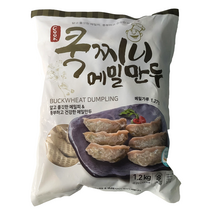 아하 쿡찌니 메밀고기만두_먹거리장터_안주대박, 1.2kg, 7개