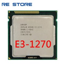 [해외]인텔 제온 e3 1270 3.4 ghz lga1155 8 mb 쿼드 코어 cpu 프로세서, One Size, One Color