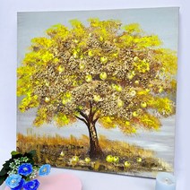유화그림액자 풋사과나무 60x60cm