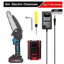 고지톱 스카시 전동 전정 접이식 각도 가지치기 톱 휴대용 전기 가지치기 톱 4in/6in 작은 나무 분할 톱, 05 6in with 2battery_01 미국