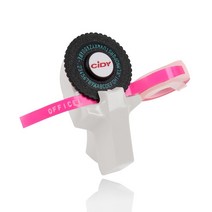 휴대용 라벨 프린터 미니 수동 메이커 DIY 3D 엠보싱 라이터 타자기 플라스틱 테이프, 01 1
