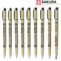 [사쿠라] 피그마마이크론 중성펜 흑색 XSDK - 종류선택, MICRON-04