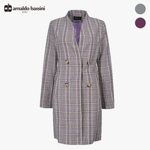 (아날도바시니) 체크 노카라자켓(AS03JK02M)