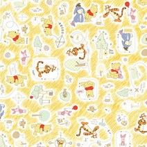 DTP코튼 디즈니원단]푸우 테일북