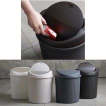 예쁜디자인 휴지통 신혼집 집들이선물 위생적인 안방, 색상_그레이, 상세페이지 참조