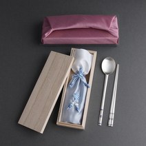 칠보은수저 장수거북 1벌 70% 80% 99% 부모님생신선물 개업선물 외국인선물 은수저세트 결혼예물 창립기념품 생일선물 돌잔치선물 입학선물, 1p, 70퍼세트-청색+핑크보자기