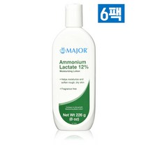 Amlactin 엠락틴 메이저 암모늄 락테이트 12% 로션 226g(8oz) 6팩 Major Ammonium Lactate 12% Lotion
