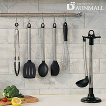 다운이 스텐레스 실리콘 키친툴 6종세트+거치대 증정, 1세트