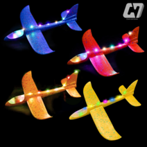 쵸미앤세븐 스티로폼 글라이더 비행기 FULL LED 대형