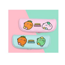 핑크풋 70 당근친구들 라운드 필통 파우치, 단품